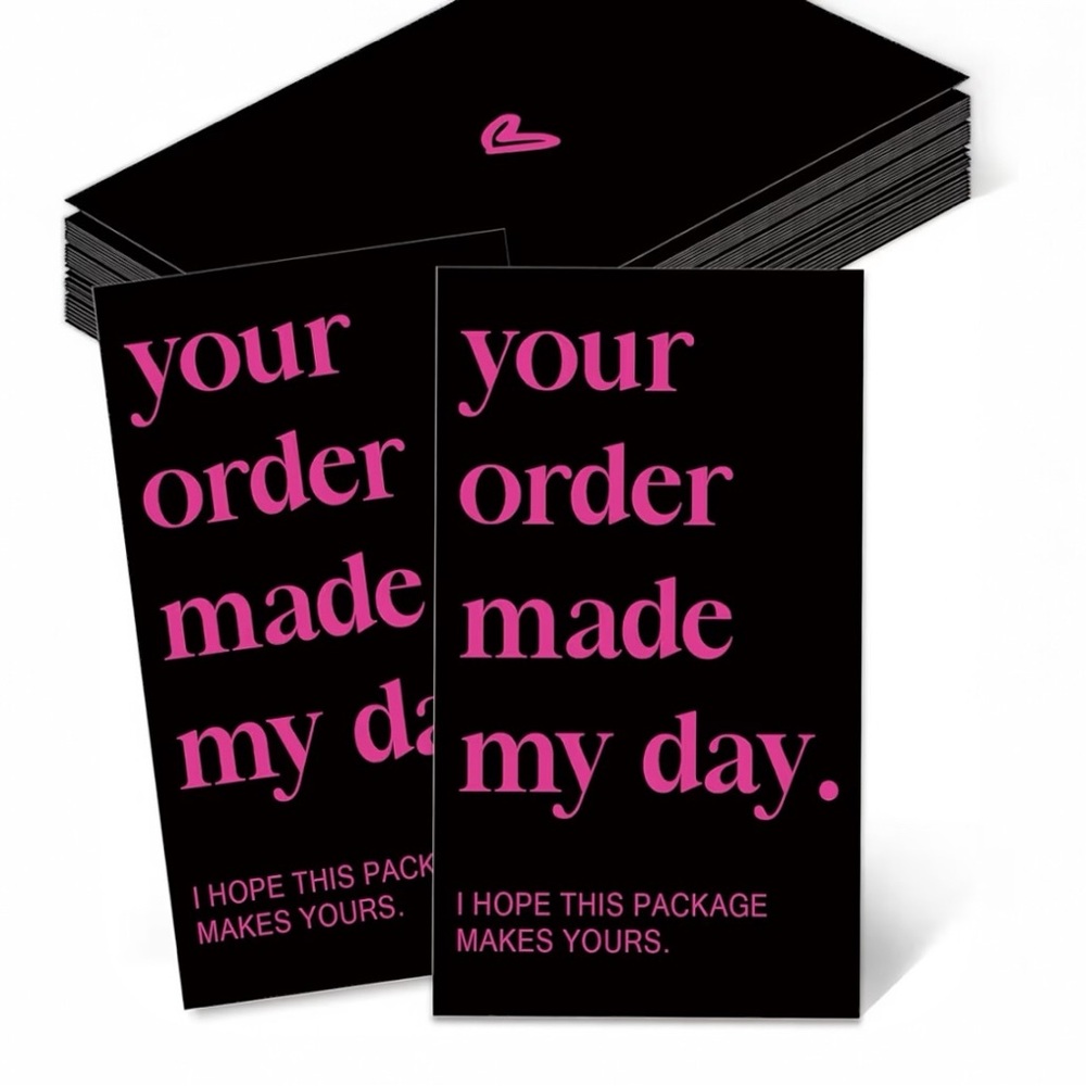 Thank You Double Sided Cards, Set of 25